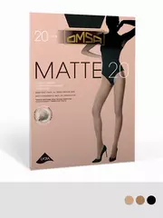 Тонкие матовые колготки omsa matte 20 caramello, , 2, OMSA, - 2
