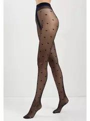 Колготки женские в горошек conte desire marino, , 2, CONTE ELEGANT, - 1