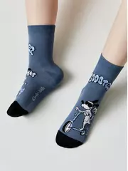 Носки детские с рисунками tip-top 986 джинс, , 16, CONTE-KIDS, - 1