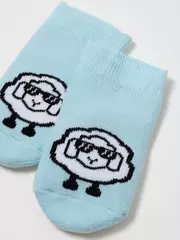 Махровые носки для малышей sof-tiki 640 бледно-бирюзовый, , 10, CONTE-KIDS, - 1