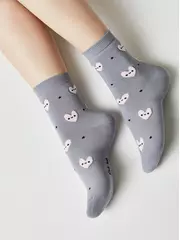 Носки детские махровые sof-tiki 757 серый, , 22, CONTE-KIDS, - 3