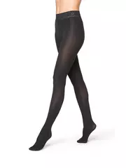 Теплые колготки с кружевным поясом diamante micro 100 carbone, , 2, MINIMI, - 2