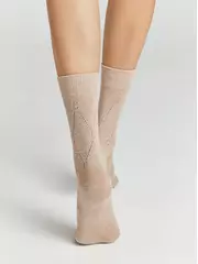 Носки женские (удлиненные) active 623 бежевый, , 36-38 (23-25), CONTE ELEGANT, - 4