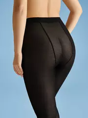 Теплые колготки с шерстью omsa lasticlana nero, , 2, OMSA, - 5