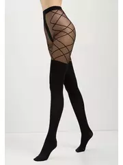 Колготки с имитацией гольфинов conte concept nero, , 2, CONTE ELEGANT, - 3