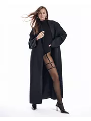 Колготки с имитацией чулок с подвязками instinct nero, , 3, CONTE ELEGANT, - 4