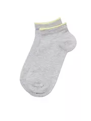 Короткие женские носки conte active 035 светло-серый-желтый, , 36-38 (23-25), CONTE ELEGANT, - 4