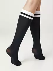 Плотные гольфы из микрофибры conte mode nero, , 36-39 (23-25), CONTE ELEGANT, - 3