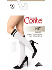 Женские гольфы из микрофибры fantasy hit bianco, , 36-39 (23-25), CONTE ELEGANT, - 4