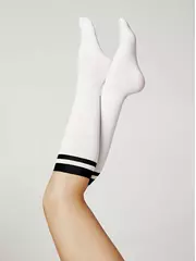 Женские гольфы из микрофибры fantasy hit bianco, , 36-39 (23-25), CONTE ELEGANT, - 2