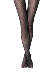 Колготки с геометрическим рисунком etude nero, , 4, CONTE ELEGANT, - 2