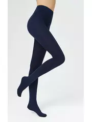 Зимние колготки с флисом minimi piuma 260 bluscuro, , 3, MINIMI, - 1