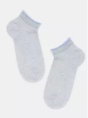 Укороченные женские носки conte active 035 светло-серый-голубой, , 39-41 (25-27), CONTE ELEGANT, - 3