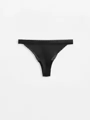 Трусы женские «танга» gotic lta 2982 black, , 102/L, CONTE ELEGANT, - 6