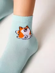 Носки детские esli 725 бледно-бирюзовый, , 20, ESLI, - 2