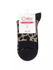 Носки женские conte classic 682 кофейный, , 36-38 (23-25), CONTE ELEGANT, - 4
