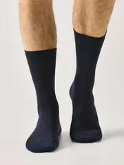 Классические мужские носки из бамбука conte bamboo 000 темно-синий, , 40-41 (25), CONTE ELEGANT, - 1