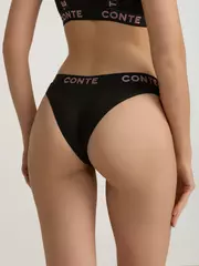 Трусы женские «бразилиана» конте comfy line lbr 2991 black-pink, , 102/L, CONTE ELEGANT, - 2