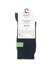 Классические мужские носки из бамбука conte bamboo 000 темно-синий, , 40-41 (25), CONTE ELEGANT, - 5