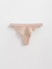 Трусы «танга» из кружева gotic lta 2982 almond, , 106/XL, CONTE ELEGANT, - 3