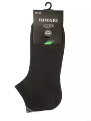 Короткие мужские носки diwari active 018 черный, , 42-43 (27), DIWARI, - 3