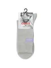 Классические тонкие мужские носки cool 24/7 000 серый, , 42-43 (27), CONTE ELEGANT, - 1