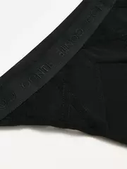 Трусы «танга» из бамбука с хлопком criss cross lta 2998 black, , 90/XS, CONTE ELEGANT, - 4