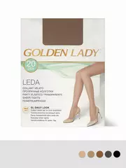 Тонкие колготки golden lady leda 20 melon, , 4, GOLDEN LADY, - 2