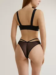 Трусы «бразилиана» criss cross lbr 3015 black, , 90/XS, CONTE ELEGANT, - 2