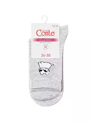 Носки женские conte classic 677 светло-серый, , 36-38 (23-25), CONTE ELEGANT, - 4