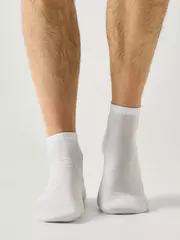 Короткие мужские носки conte bamboo 000 белый, , 44-45 (29), CONTE ELEGANT, - 1
