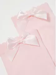 Носки для девочек с бантом lily light pink, , 20-22, CONTE ELEGANT, - 4
