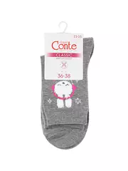 Носки женские конте classic 679 серый, , 36-38 (23-25), CONTE ELEGANT, - 3