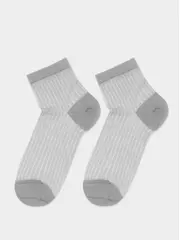 Носки короткие вискозные conte active 704 серый, , 36-38 (23-25), CONTE ELEGANT, - 5