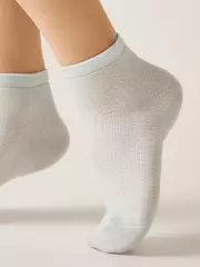 Короткие женские носки conte active 704 светло-серый, , 36-38 (23-25), CONTE ELEGANT, - 2