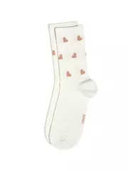 Хлопковые удлиненные носки conte active 708 молочный, , 36-38 (23-25), CONTE ELEGANT, - 2