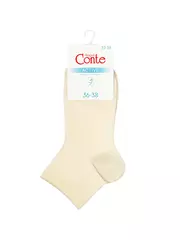 Носки женские вискозные conte active 704 кремовый, , 39-41 (25-27), CONTE ELEGANT, - 3