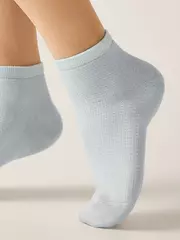 Женские короткие носки conte active 704 голубой, , 39-41 (25-27), CONTE ELEGANT, - 2