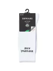 Носки мужские (удлиненные) diwari active 219 белый, , 40-41 (25), DIWARI, - 5