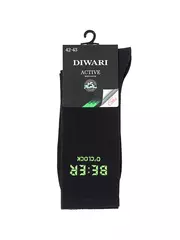 Носки удлиненные мужские diwari active 221 черный, , 40-41 (25), DIWARI, - 5