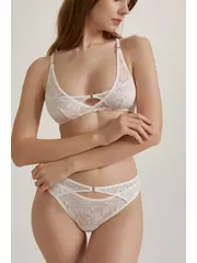 Бюстье с v-образным декольте conte mystery garden lbe 3112 off white, , 170-92/M, CONTE ELEGANT, - 3