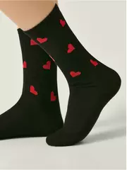 Носки женские хлопковые conte active 708 черный, , 39-41 (25-27), CONTE ELEGANT, - 1