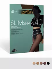 Колготки моделирующие omsa slim shape 40 caramello, , 3, OMSA, - 1