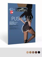 Колготки подтягивающие omsa push-up 40 fumo, , 2, OMSA, - 2