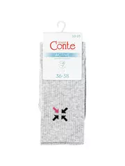 Удлинённые носки conte active 706 светло-серый, , 38-41 (25-27), CONTE ELEGANT, - 4