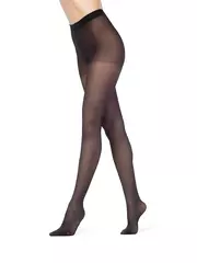 Матовые колготки с шортиками oda 40 elegance nero, , 3, FILODORO, - 2