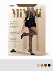 Колготки повседневные с шортиками minimi prima 20 caramello, , 3, MINIMI, - 2