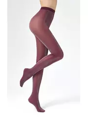 Блестящие колготки с люрексом minimi tulle lurex 50 bordo, , 3, MINIMI, - 2