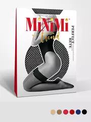 Чулки в сеточку minimi rete viola, , S/M, MINIMI, - 2