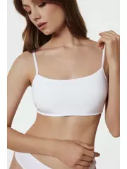 Бюстье женское из хлопка lbe 2017.1 conte basic collection white, , 170-100/XL, CONTE ELEGANT, - 1